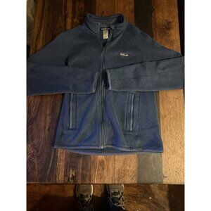 Patagonia Better Sweater Men’s Size Small Blue Full Zip Fleece Jacket
